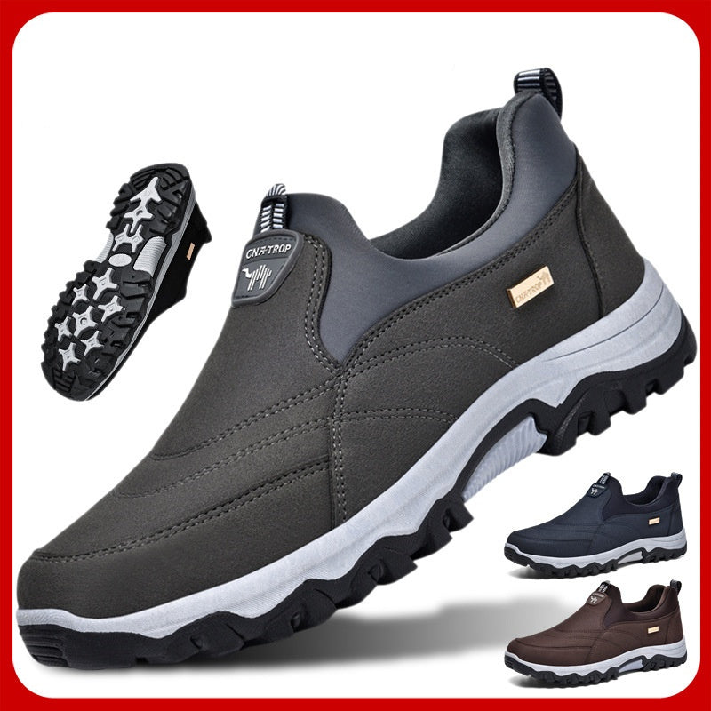 š„Hot saleš„ Men's Comfortable Breathable Orthopedic Leather Walking Hiking Shoes
