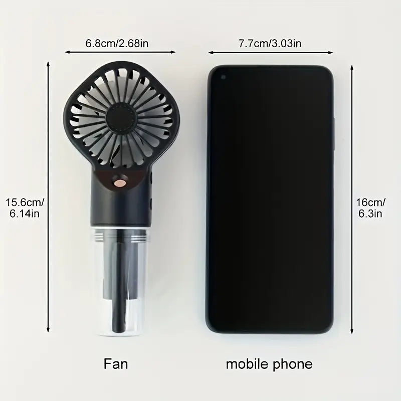 🔥Summer Sale 50% Off ❄️2-in-1 Handheld Portable Spray Mist Fan with USB Rechargeable