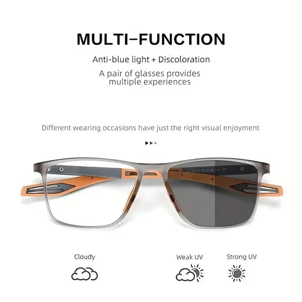 ✨✨GAFAS DE LECTURA DEPORTIVAS TR CON MONTURA CUADRADA ULTRALIGERAS Y ANTI-LUZ AZUL