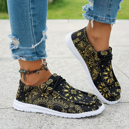 Women's Wide Toe Comfort Slip-on Shoes, Lightweight Orthopedic Walking Sneakers
