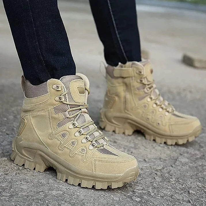 Oferta de esta semana: 45% de descuento🔥Botas de combate de invierno antideslizantes e impermeables para hombre 