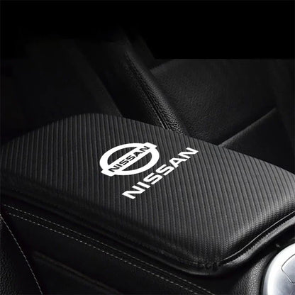 Car Carbon FiberCentral Armrest Protective Cover