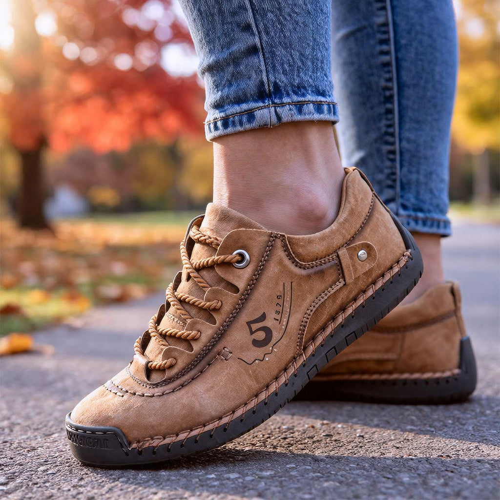 Last day 50% Off❤️ Handcrafted Classic Women's Casual Sneakers, Vintage Orthopedic Ankle Boots