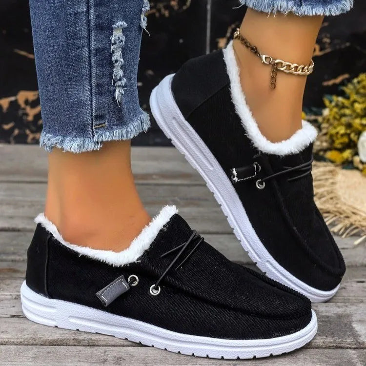 Fall Comfort Sale 50% Off❤️ CozyStep™ Women’s Orthopedic Fur-Lined Slip-On Shoes