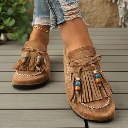 Women's Slip-on Shoes, Wedge Heel Thick Soled Sandals