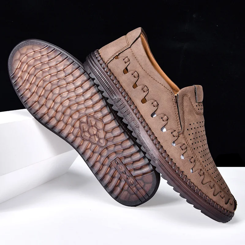 Summer Sale 49% Off🔥 Mens Leather Orthopedic Casual Slip-on Business Shoes