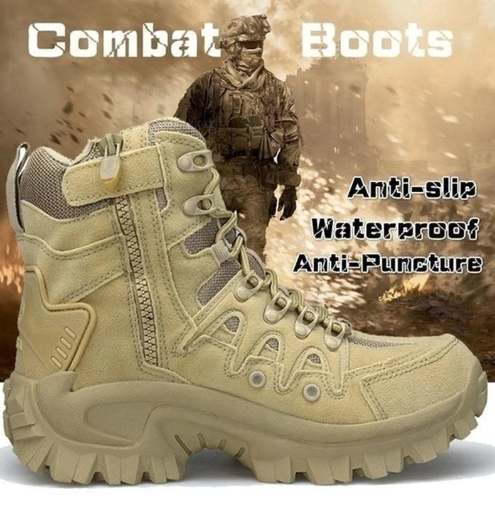 Oferta de esta semana: 45% de descuento🔥Botas de combate de invierno antideslizantes e impermeables para hombre 