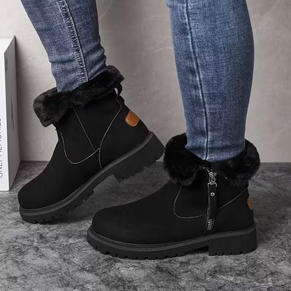 🎄Early Christmas Sale 50%❤️ CozyStep™ Orthopedic Fur-Lined Ankle Boots for Fall & Winter