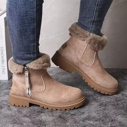 🎄Early Christmas Sale 50%❤️ CozyStep™ Orthopedic Fur-Lined Ankle Boots for Fall & Winter