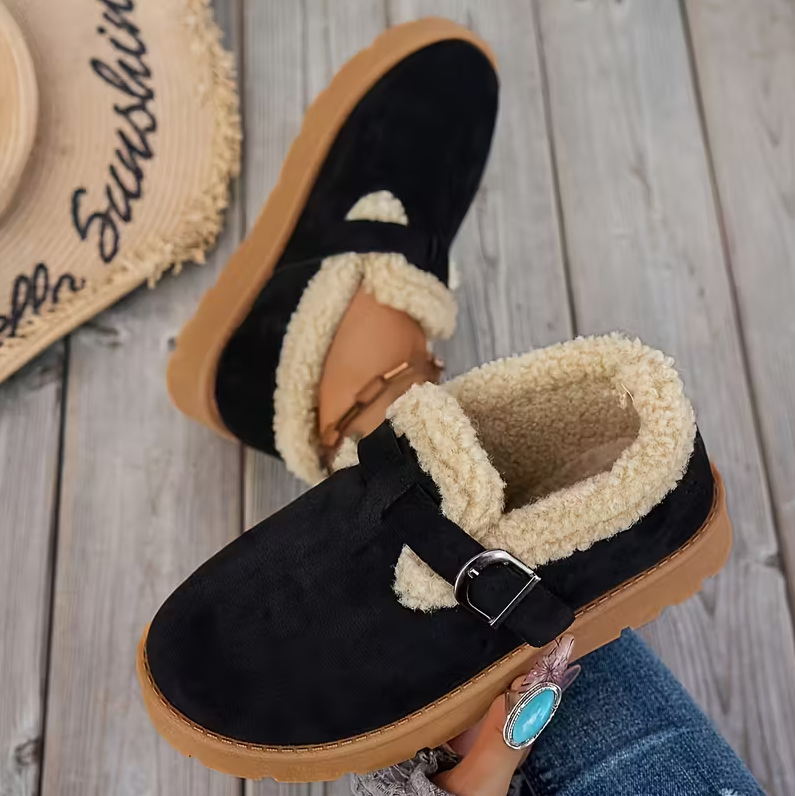 Cozy Orthopedic Winter Slip-on – Warm Lined Slip-On Comfort Shoes