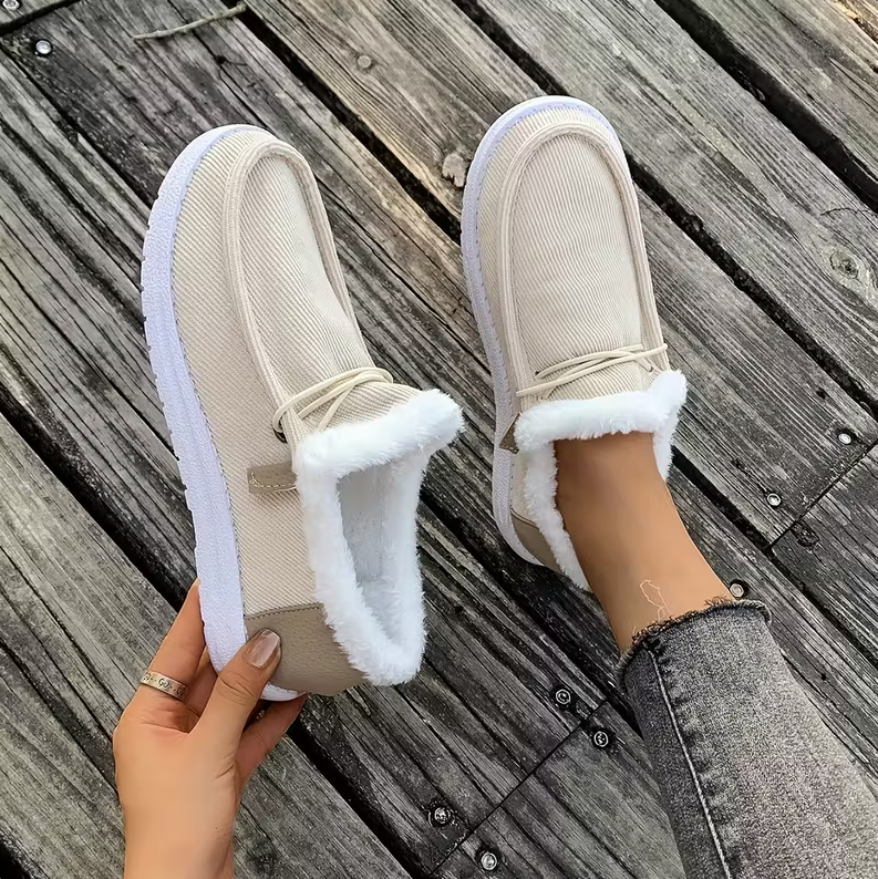 Fall Comfort Sale 50% Off❤️ CozyStep™ Women’s Orthopedic Fur-Lined Slip-On Shoes